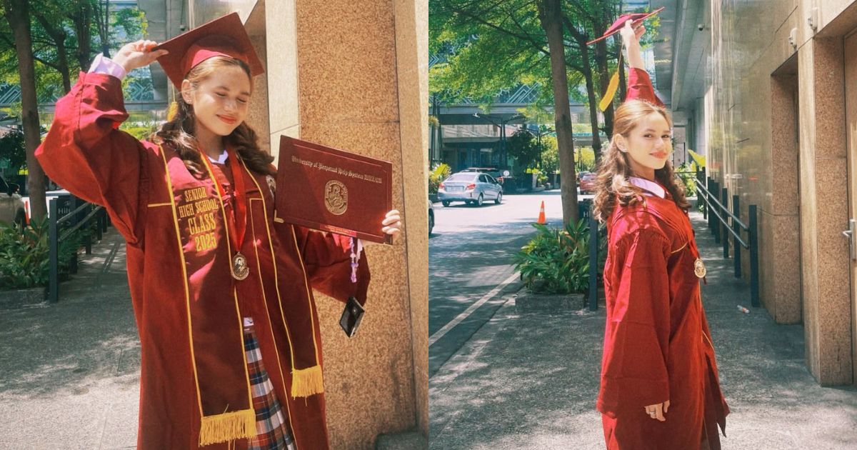 Ashley Sarmiento graduates from senior high school