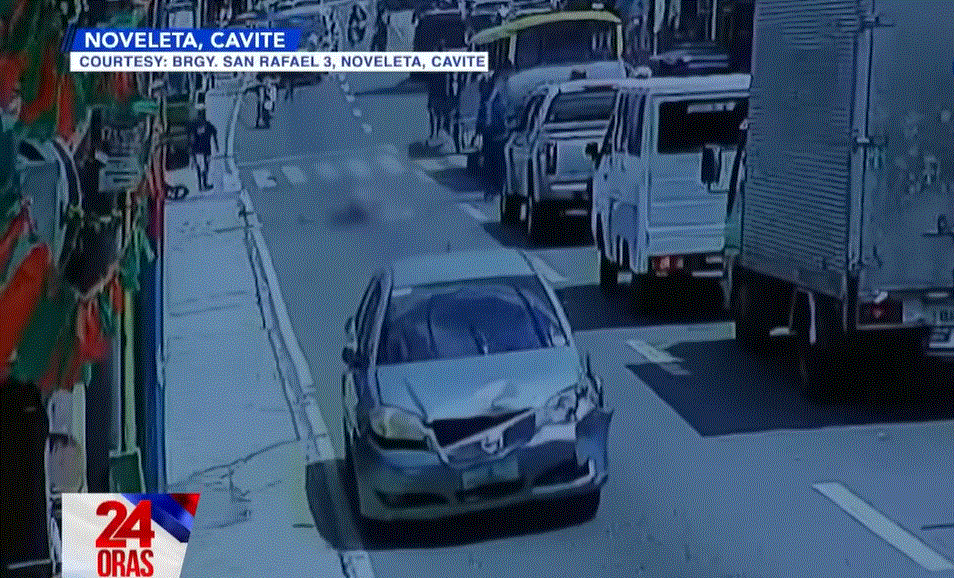 Several injured as car plows into vehicles, multi-purpose hall in Cavite