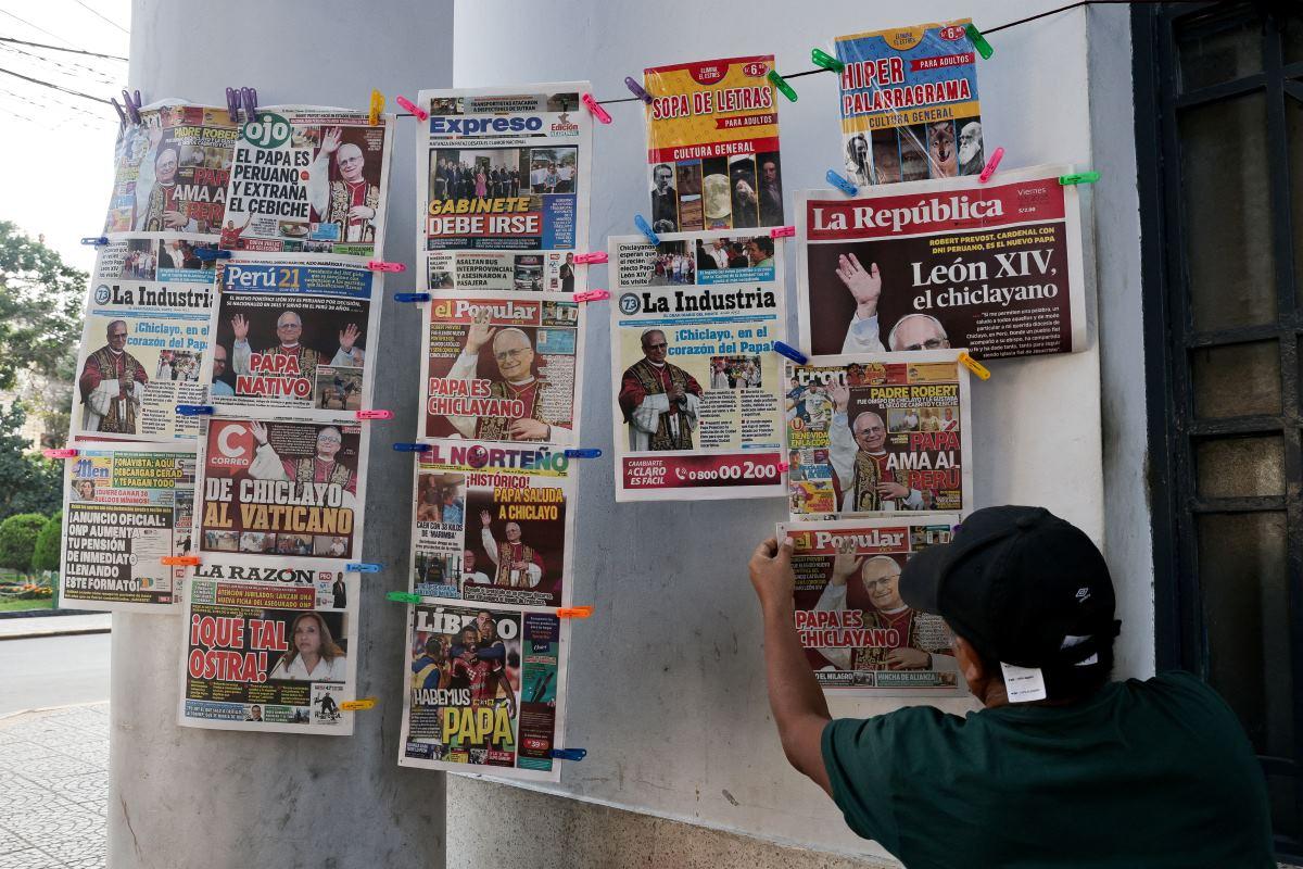 News about Pope Leo XIV in Chiclayo, Peru