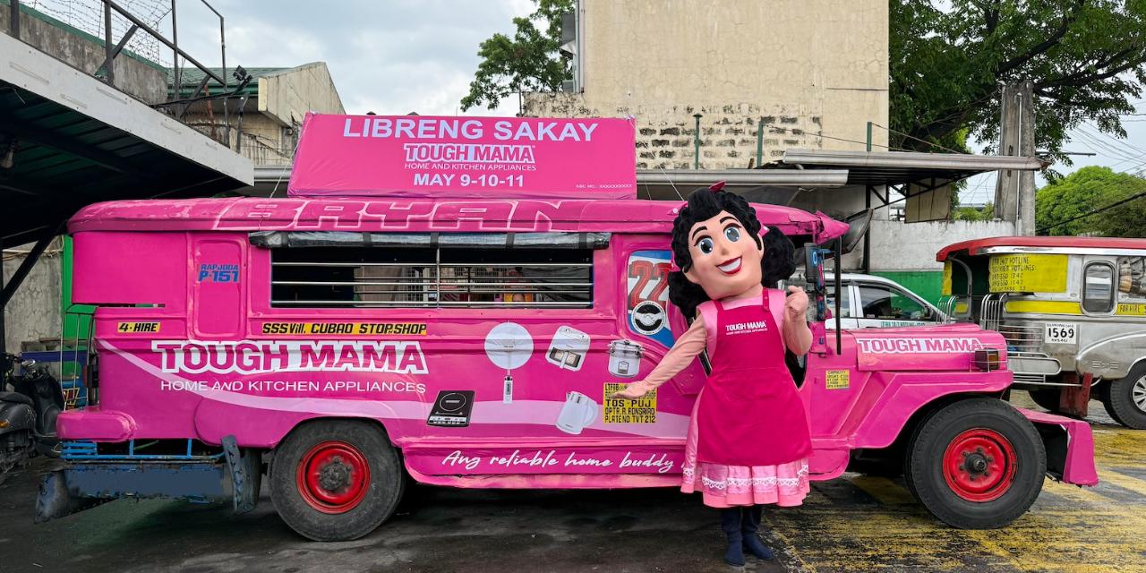 This home appliance brand offers free jeepney rides to moms on Mother's Day weekend