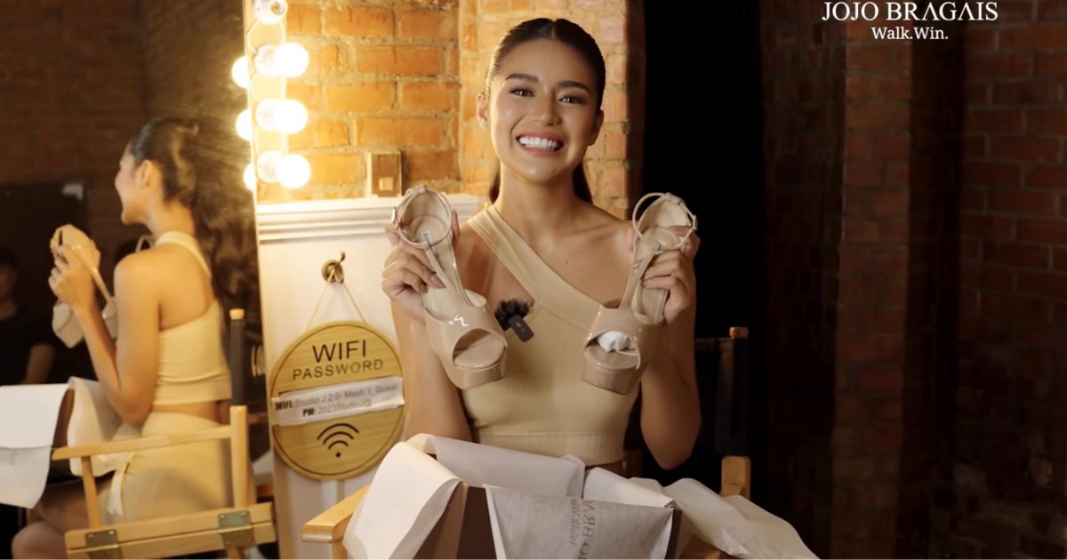 Krishnah Gravidez receives Jojo Bragais tribute shoes