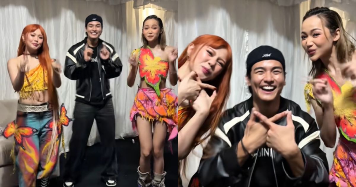 Michael Sager dances 'Blink Twice' with BINI Maloi, Gwen