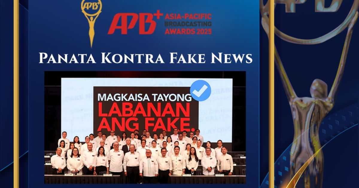 GMA Network"s 'Panata Kontra-Fake News' triumphs at Asia-Pacific Broadcasting+ Awards