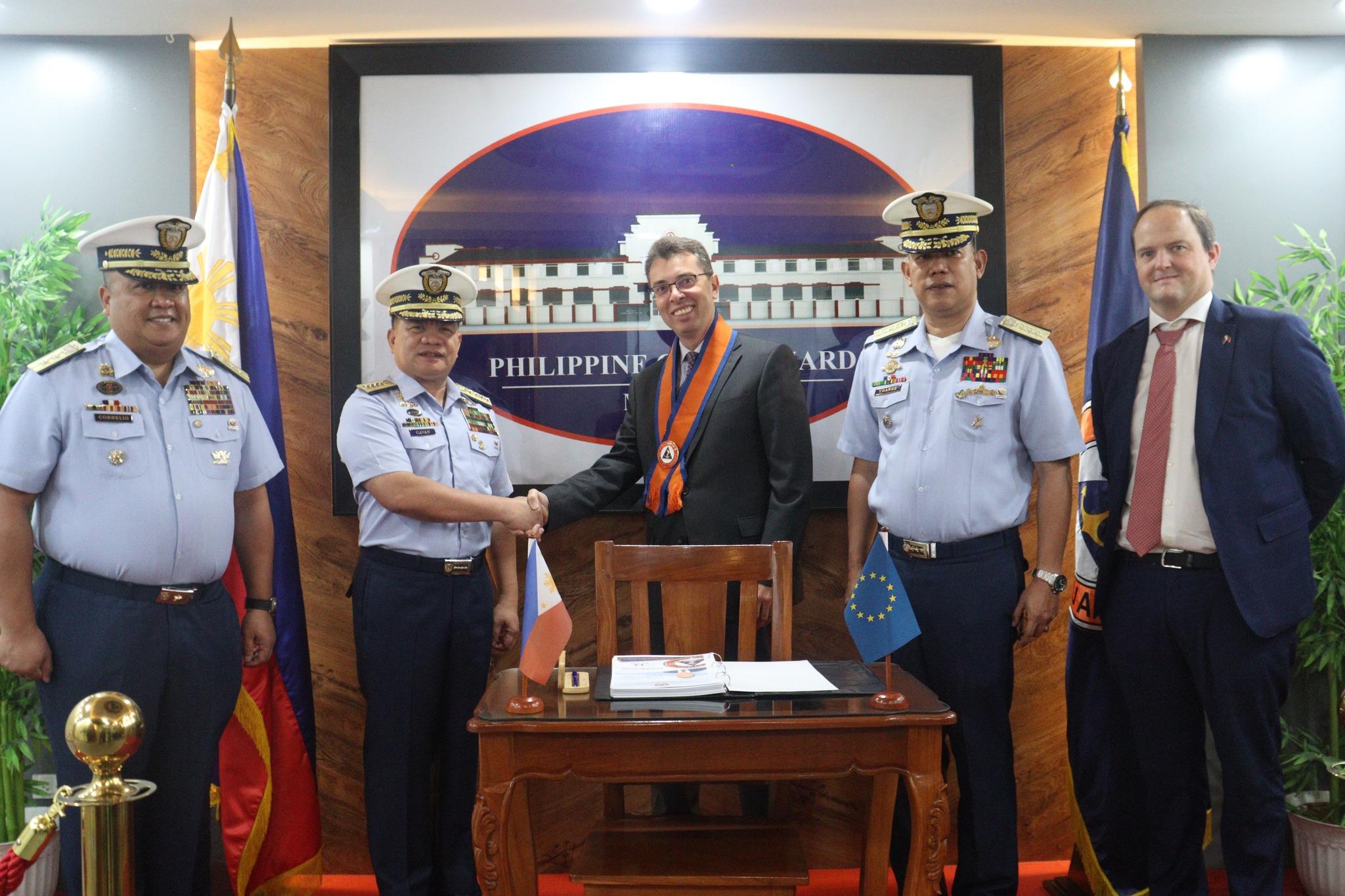 EU delegation, PCG officials meet n Manila