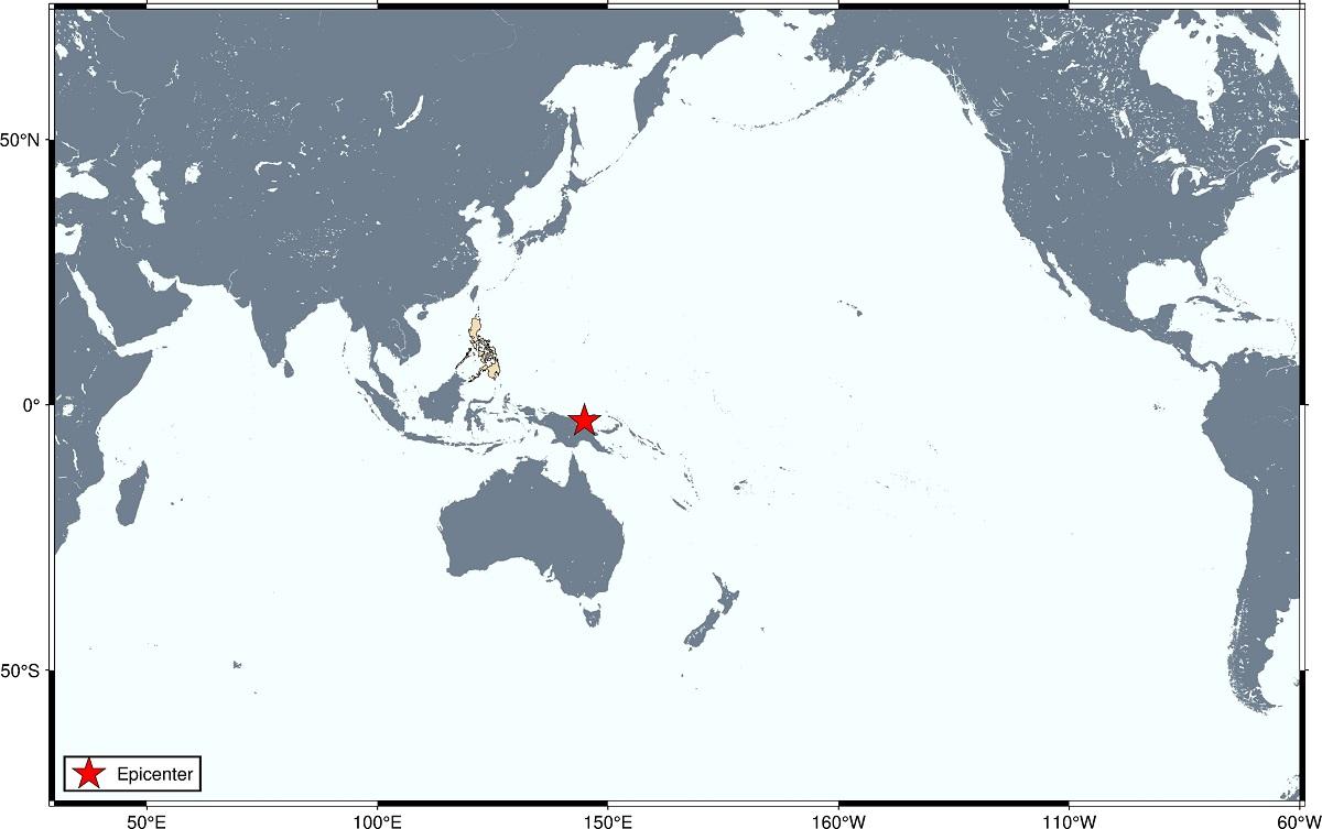 6.6-magnitude quake hits off PNG coast, no tsunami threat to PH --Phivolcs