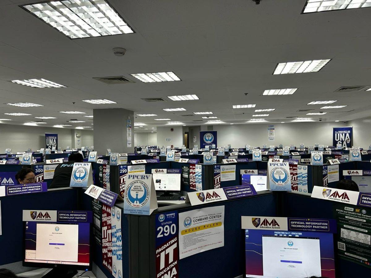 PPCRV receives transmitted election returns from Comelec