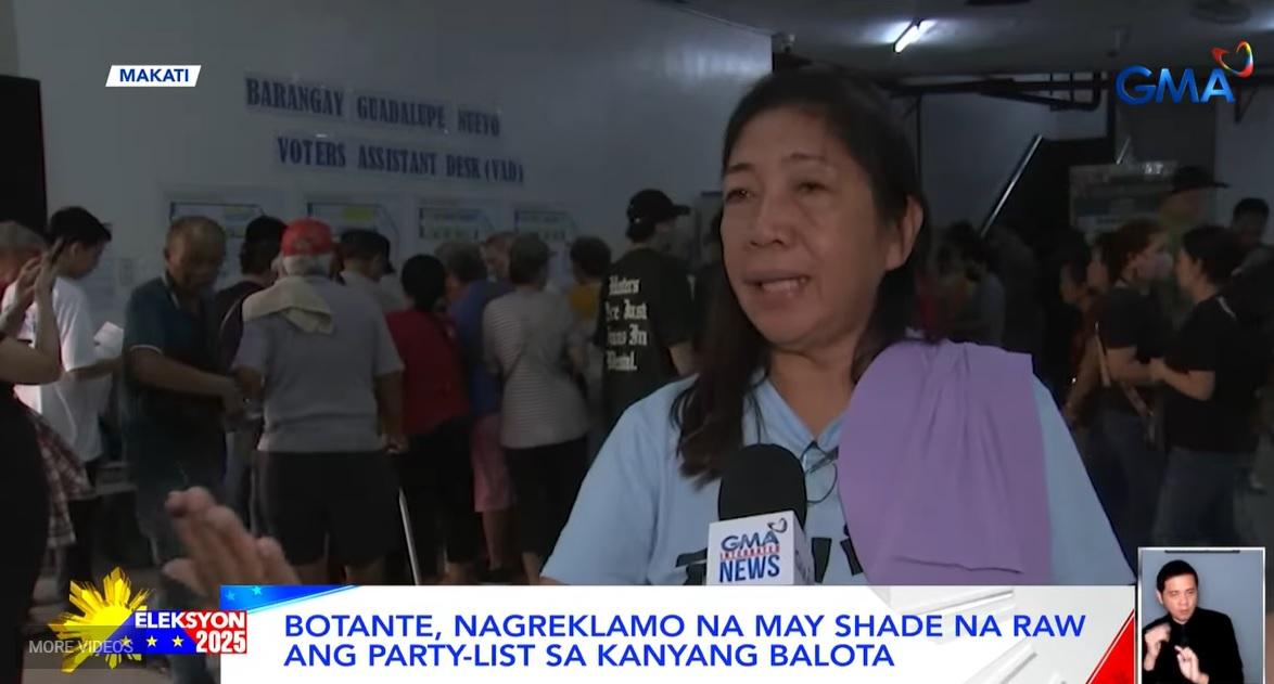 Makati voter complains about alleged pre-shaded ballot