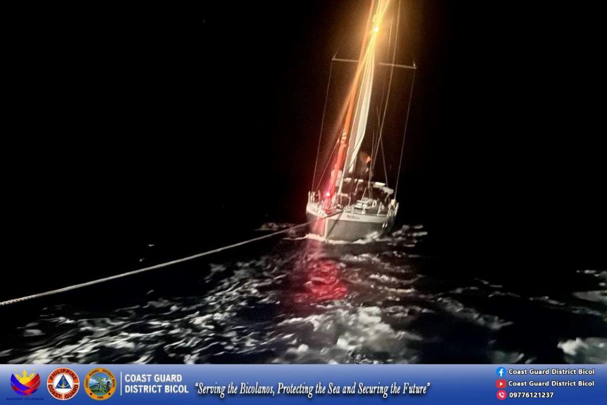 4 Norwegians rescued after yacht drifts in Catanduanes waters
