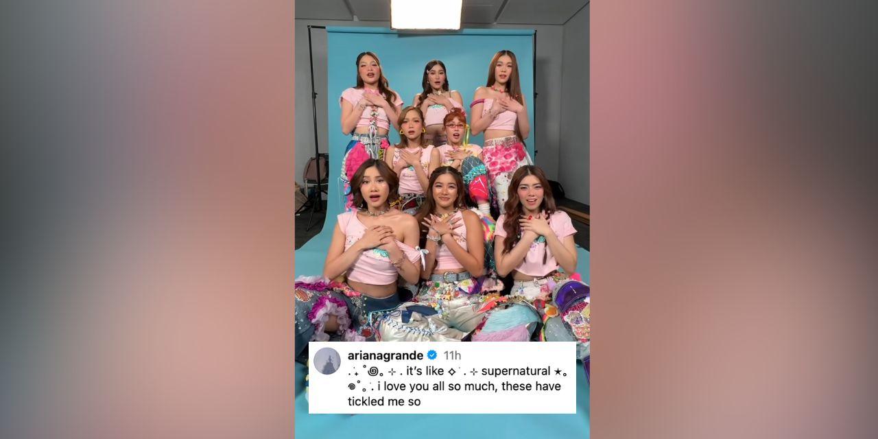 Ariana Grande includes BINI's video in appreciation post for 'Supernatural' trend
