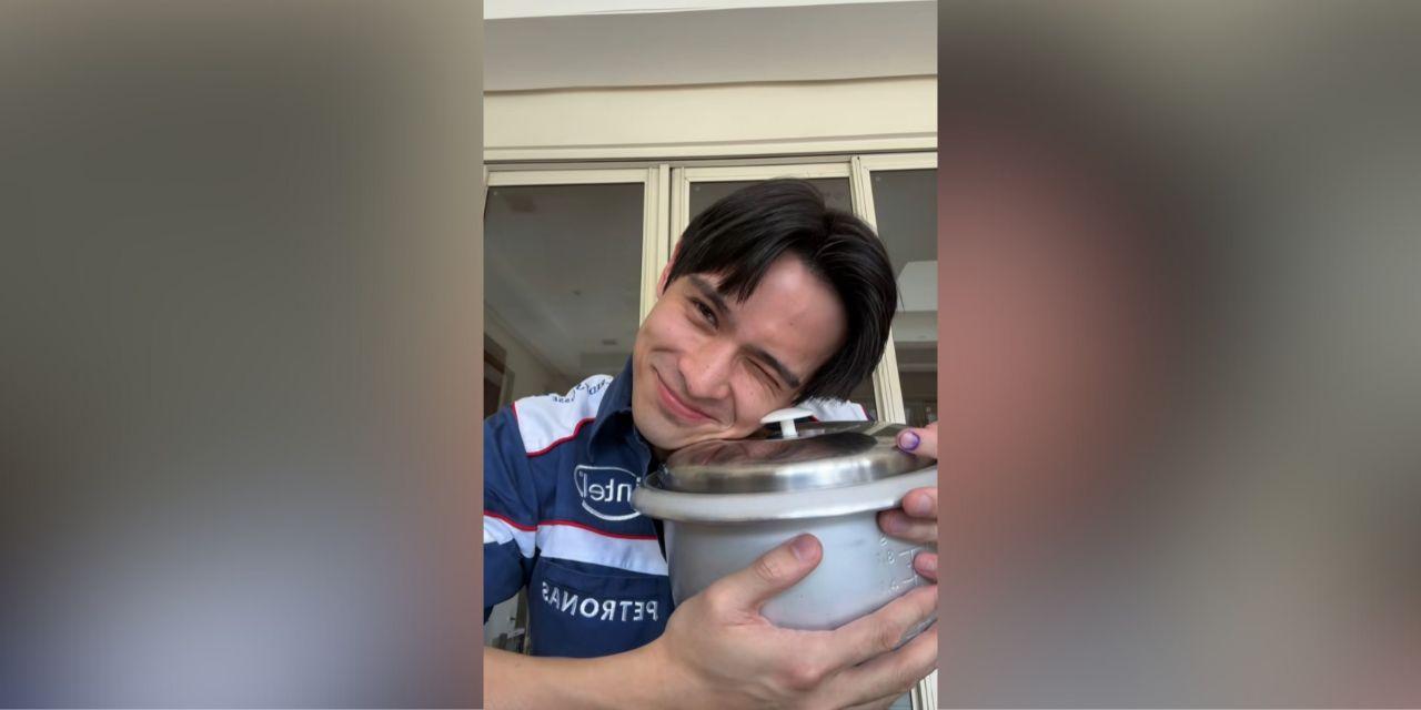 Ralph De Leon does the Kim Seon Ho trend with a saing twist