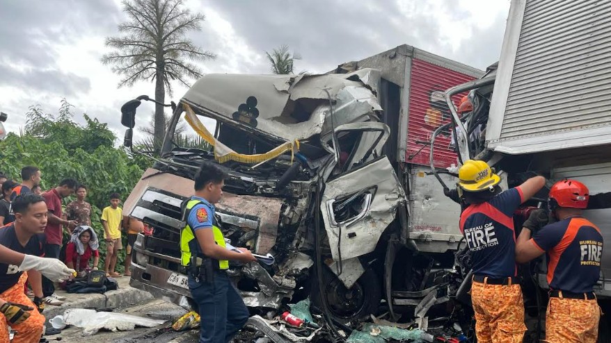 1 patay, 5 sugatan sa karambola ng 3 truck sa Atimonan, Quezon