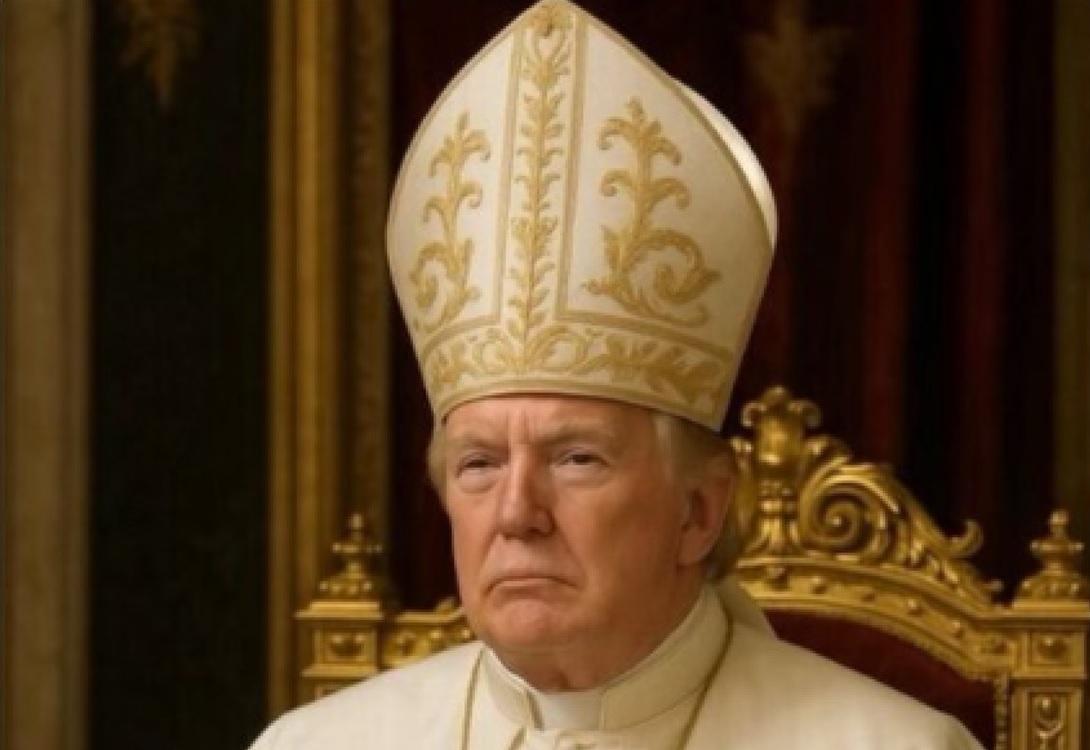 Trump posts AI-generated photo of himself as pope, drawing internet outrage