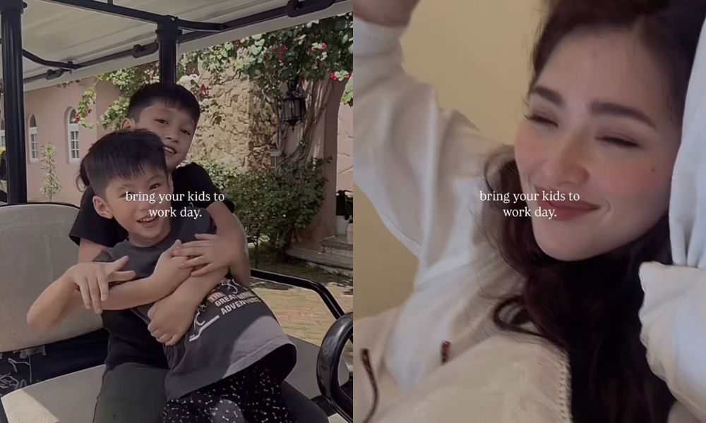 Kylie Padilla brings sons to taping: ‘Super grateful’