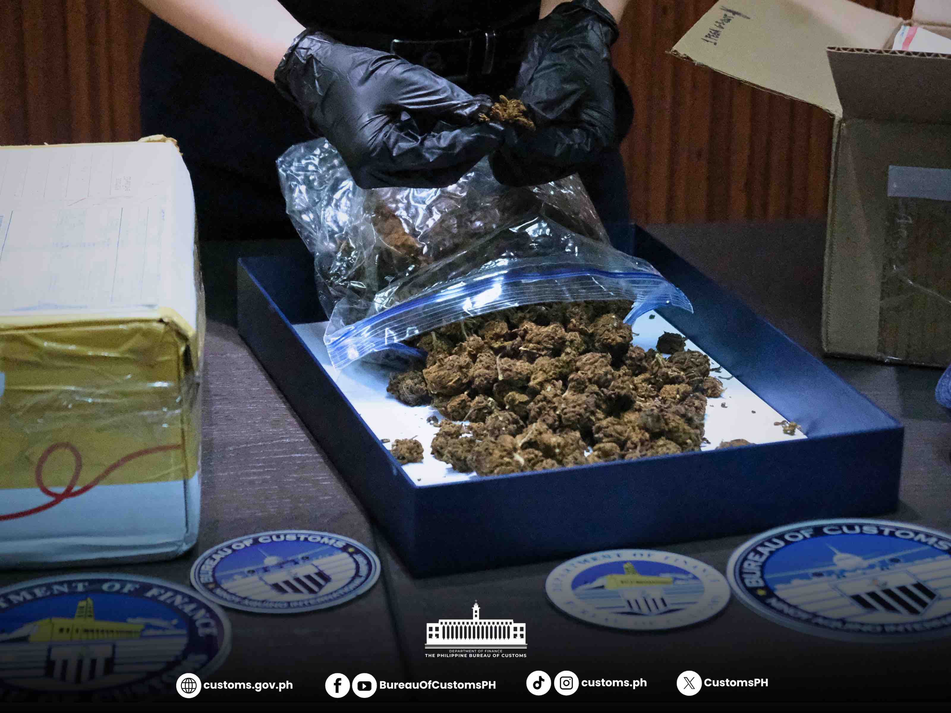 Unclaimed parcels from abroad with P16M worth of illegal drugs seized by BOC
