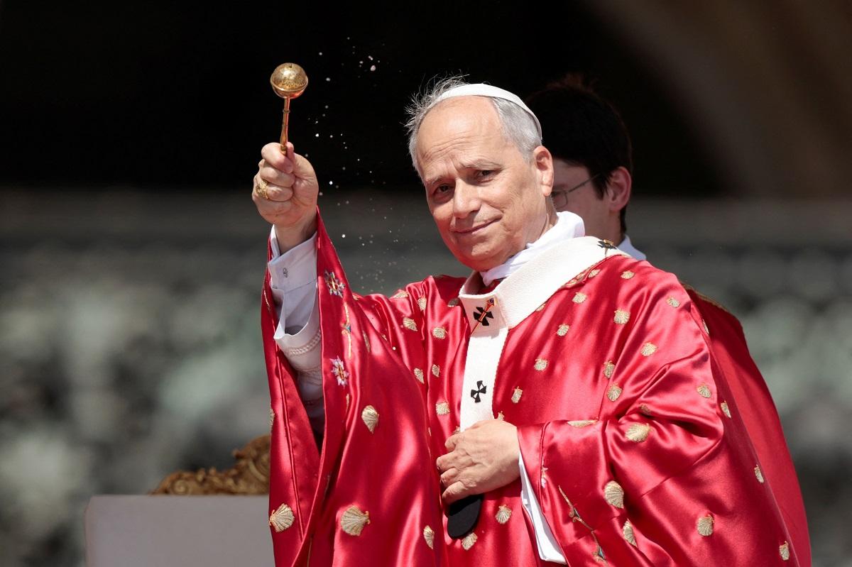 Leo, the first US pope, criticizes nationalist politics at Sunday Mass