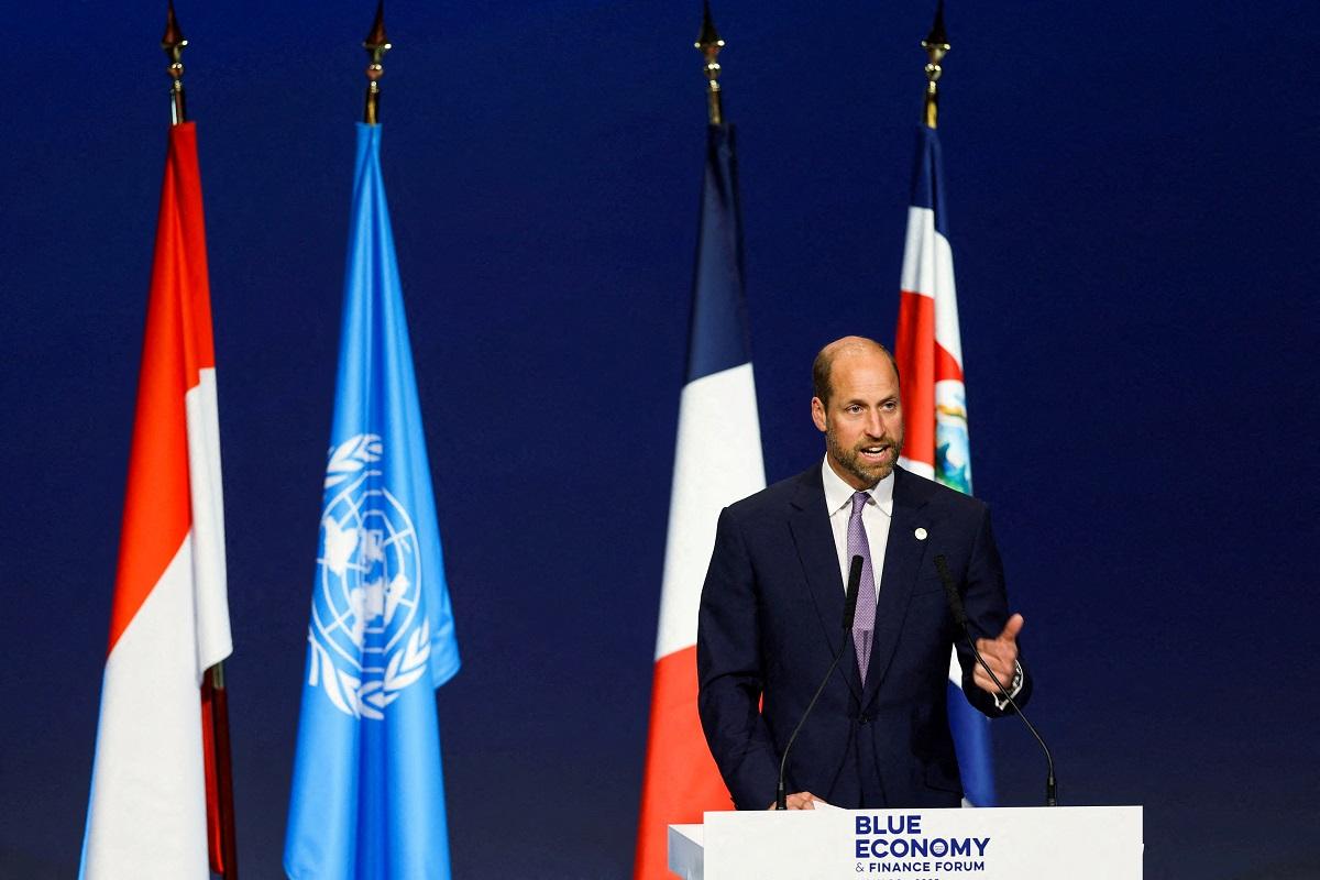 Prince William calls for urgent action to protect oceans