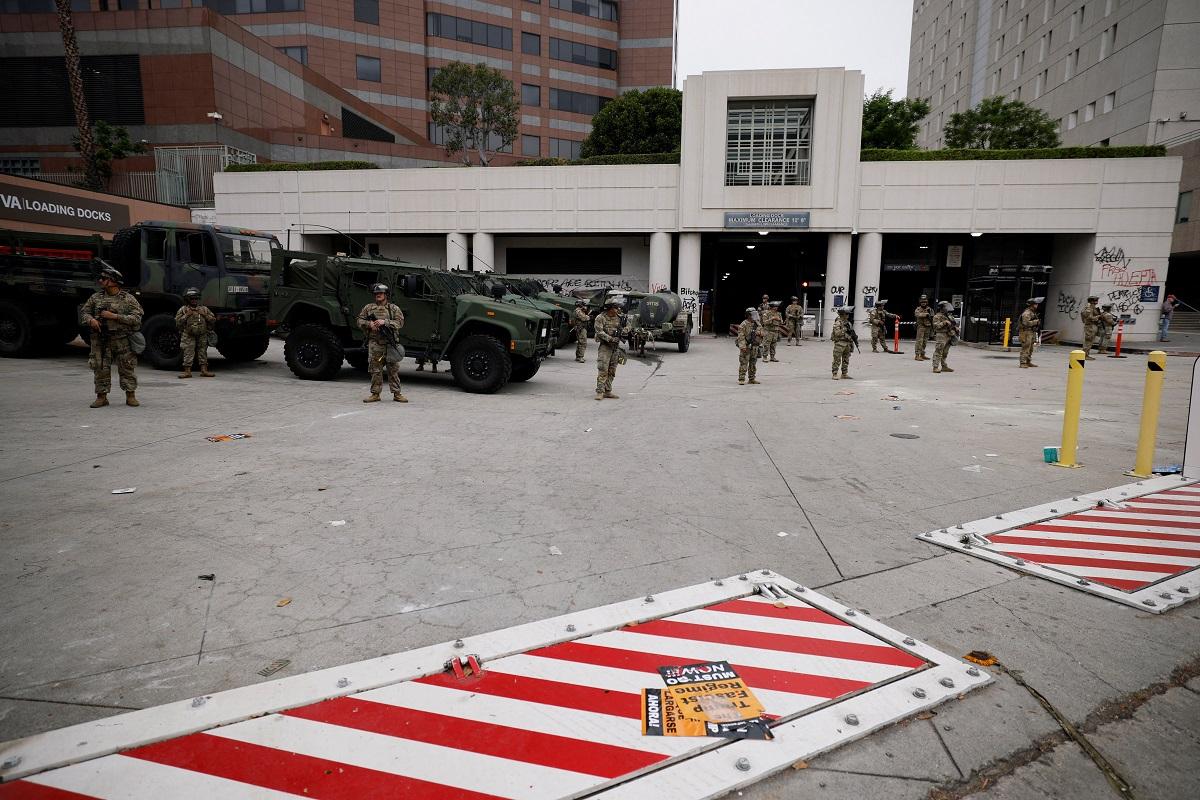 National Guard deployed in Los Angeles amid protests against immigration raids