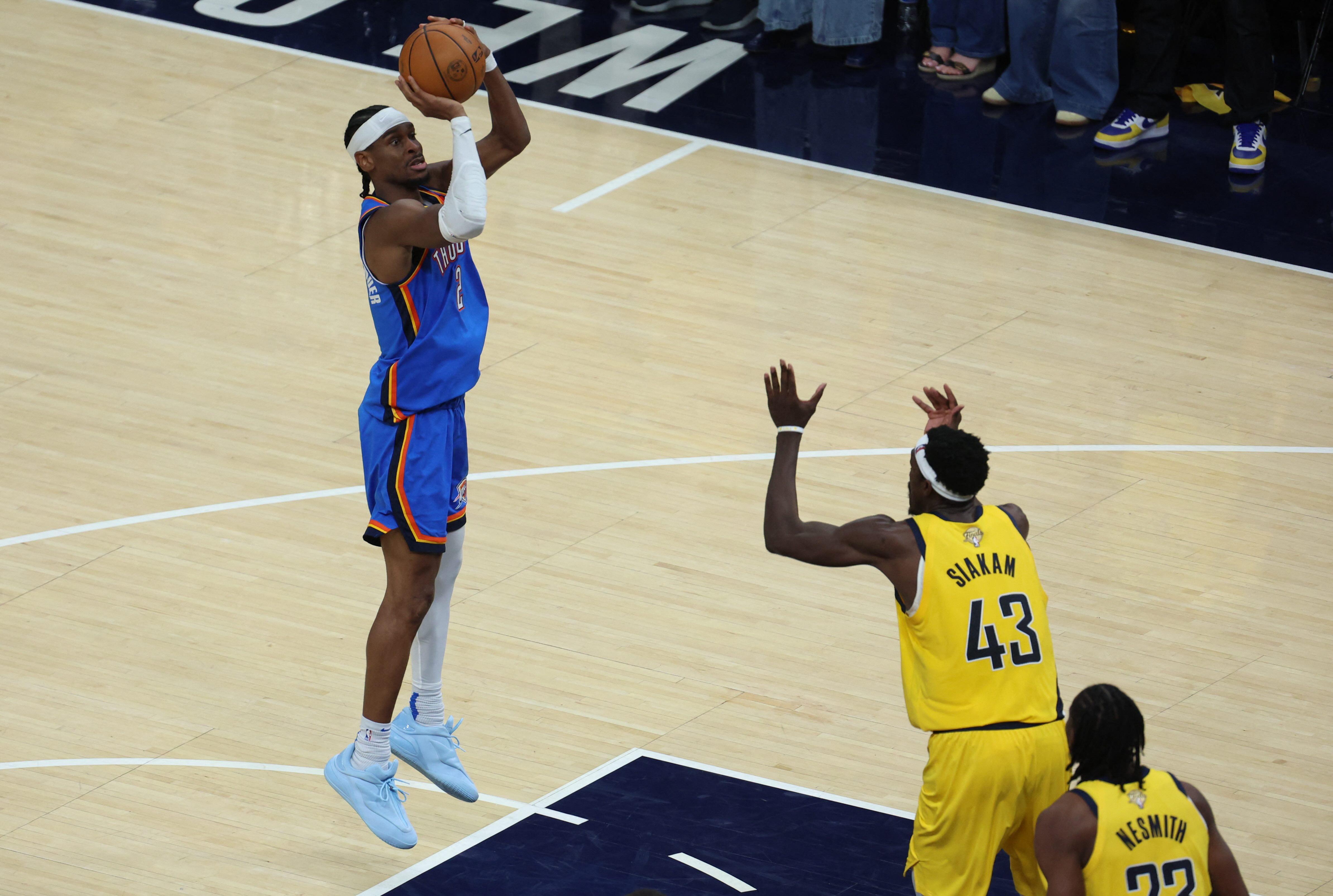 NBA: Shai Gilgeous-Alexander, Thunder level Finals with late rally