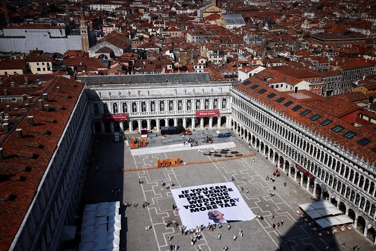 Venice divided ahead of billionaire Bezos’ ‘wedding of the century’