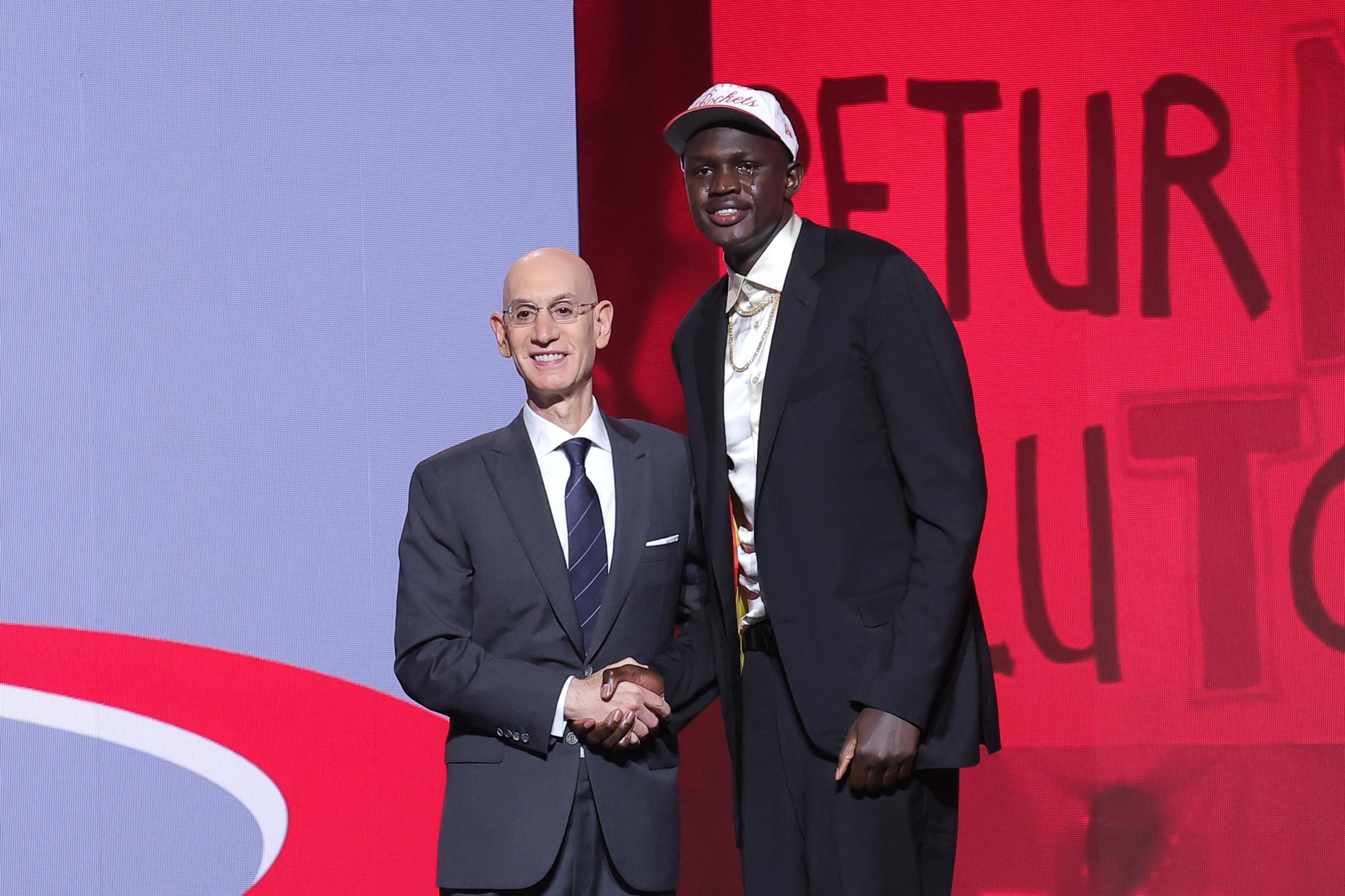 South Sudan's Khaman Maluach fulfills basketball dream in NBA Draft
