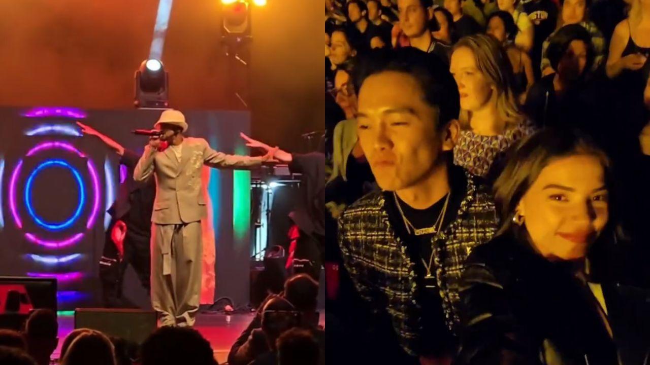 Rhian Ramos and Sam Verzosa attend Billy Crawford’s Paris concert