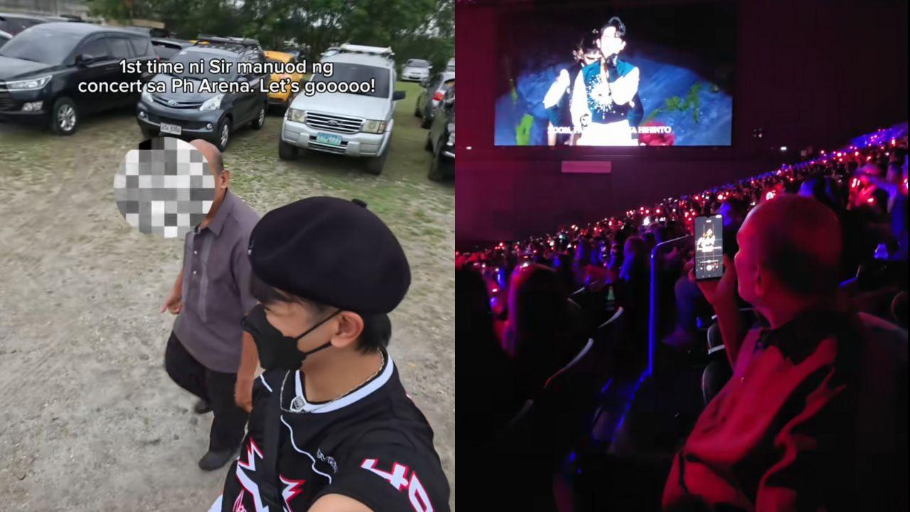 TikToker-pharmacist Arshie Larga brings driver to SB19's Simula at Wakas concert