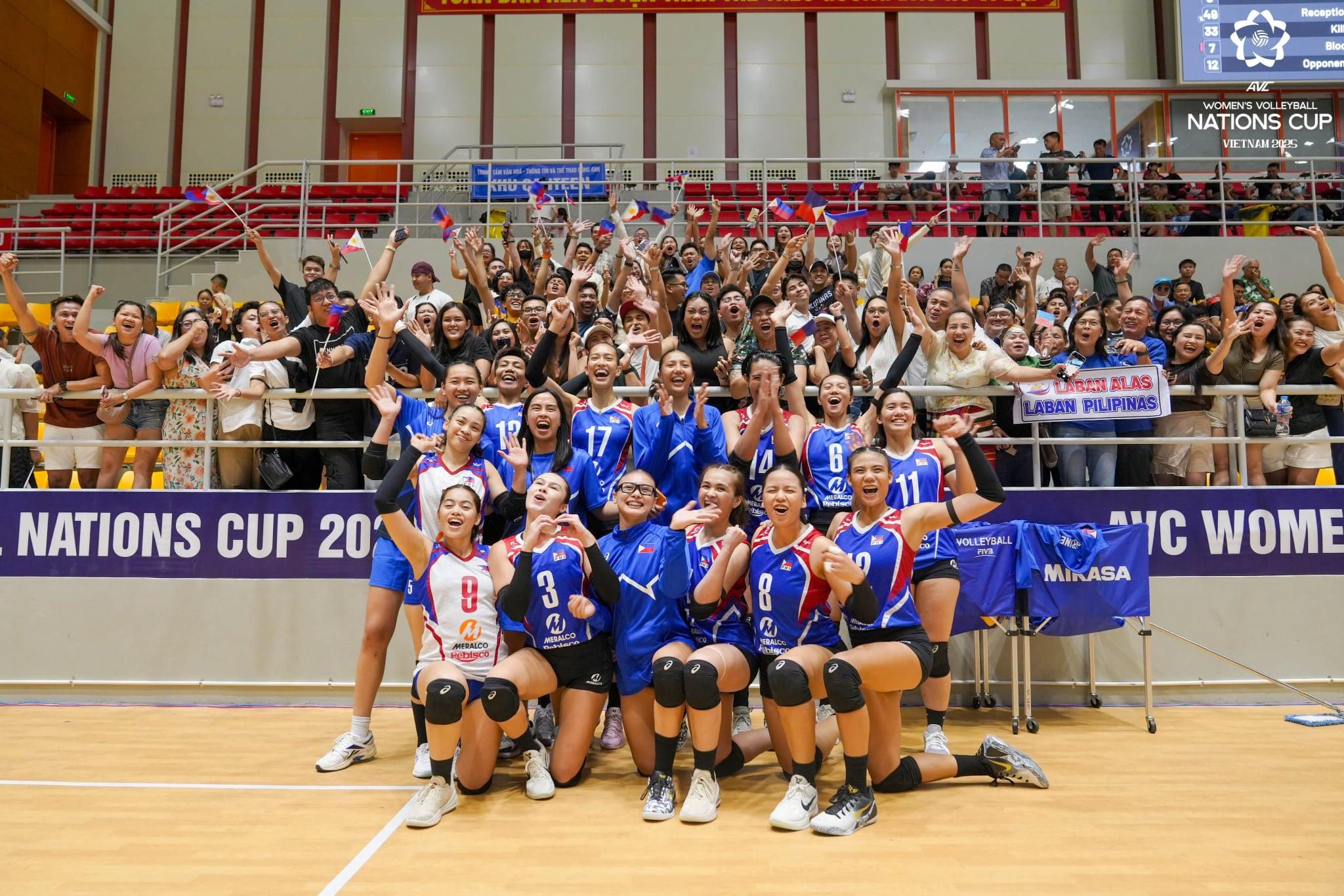 Alas Pilipinas sweeps Kazakhstan, books semis slot in AVC Nations Cup