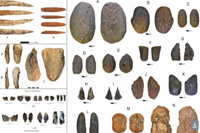 Samples of ancient technology discovered in and around Mindoro.