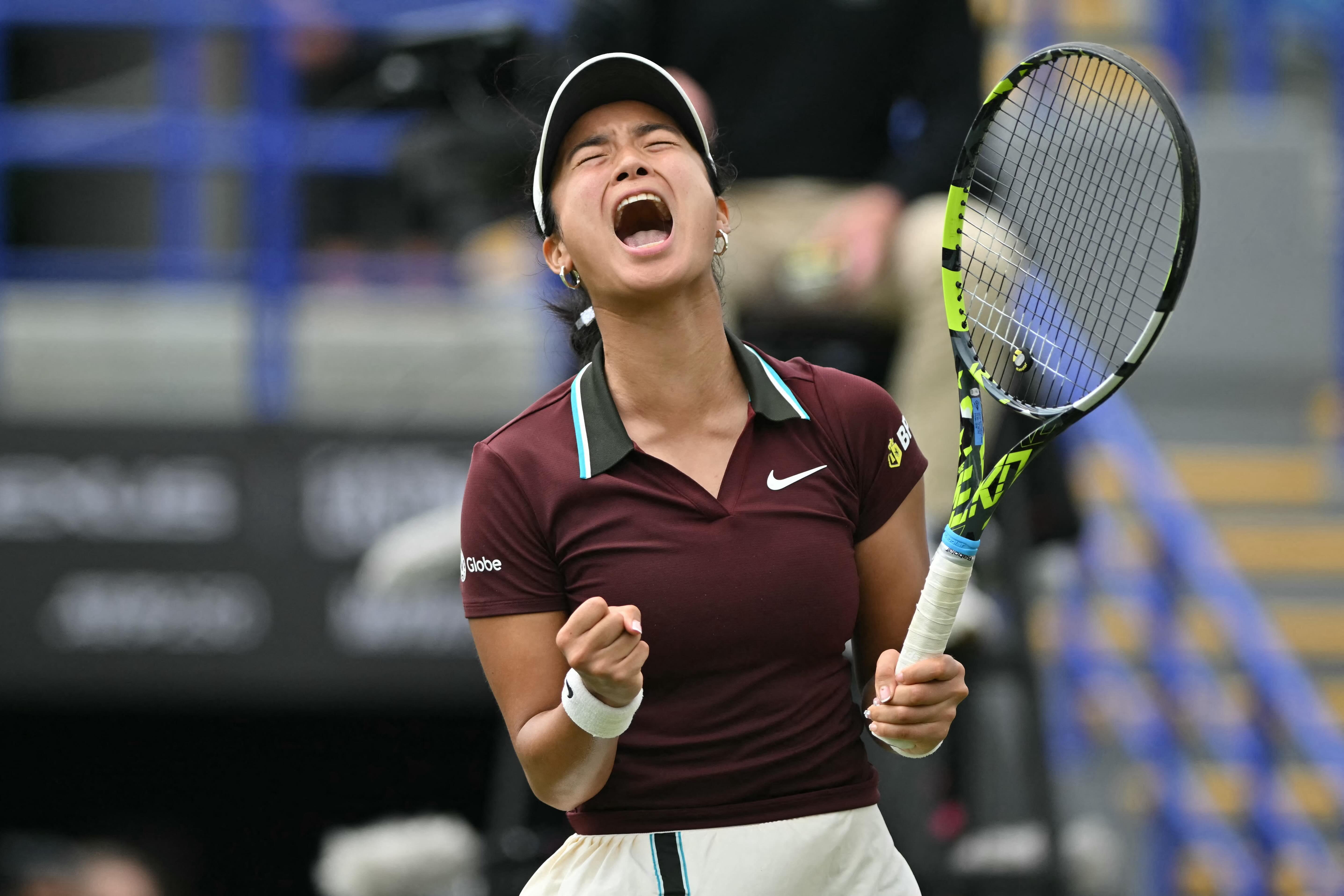 Alex Eala at the Eastbourne Open