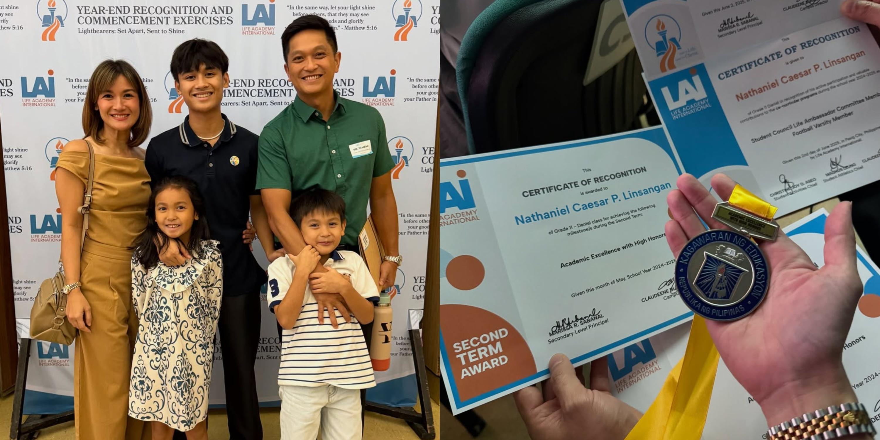 Camille Prats’ son Nathan gets high honors in school