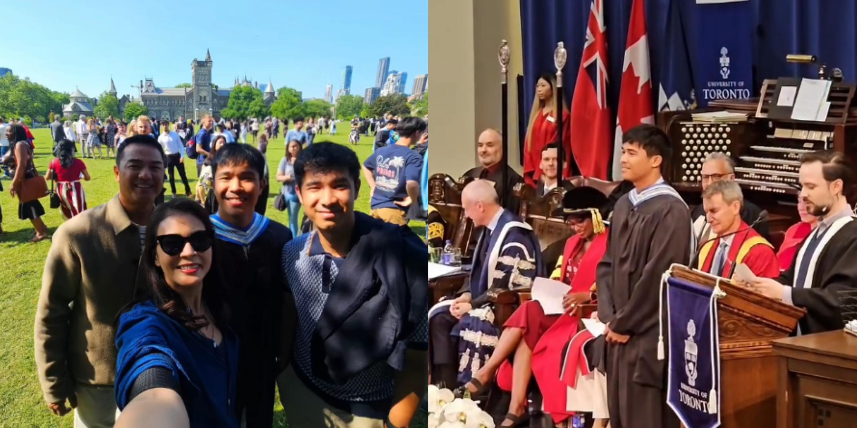 Gelli de Belen, Ariel Rivera’s son earns master's degree in professional kinesiology