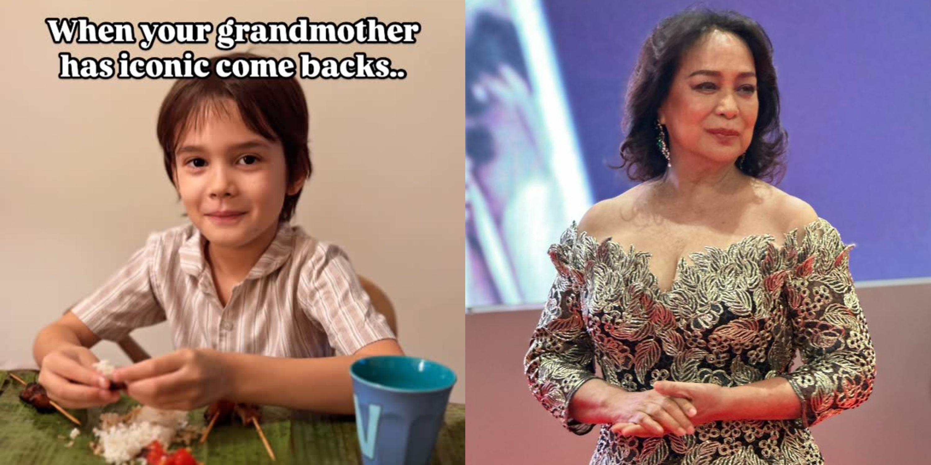 Isabelle Daza’s son Baltie recreates grandma Gloria Diaz’s iconic Miss Universe prelims answer
