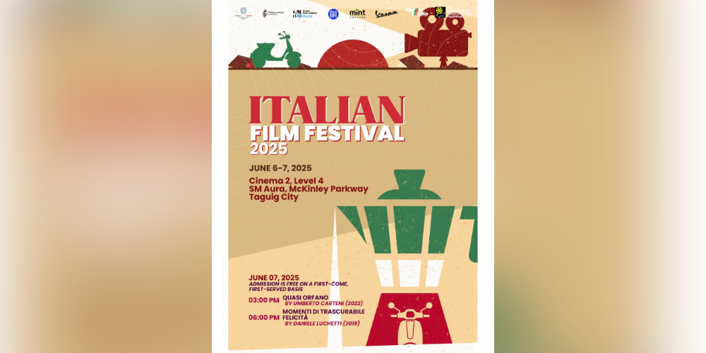 Italian Film Festival 2025 offers free film screenings in Taguig this weekend