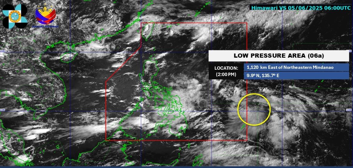 LPA outside PAR unlikely to become storm — PAGASA