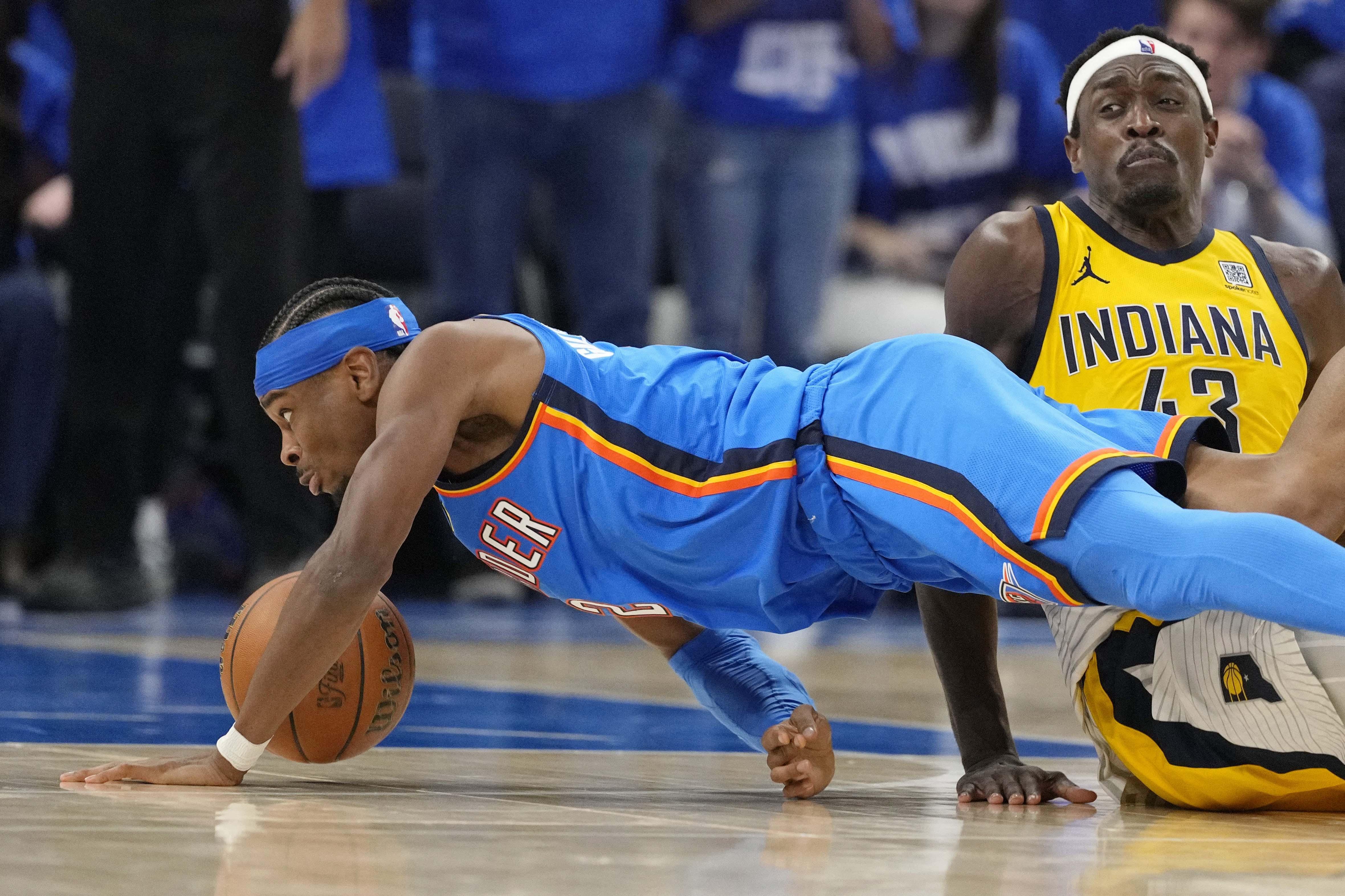 NBA Finals: Thunder pack a counterpunch in Game 2, even series with Pacers