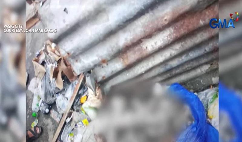 Sanggol natagpuang patay sa isang basurahan sa Pasig City