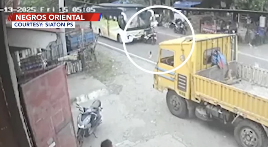 Rider, patay nang makasagasa ng tumawid na aso at mabangga ng bus sa Negros Oriental