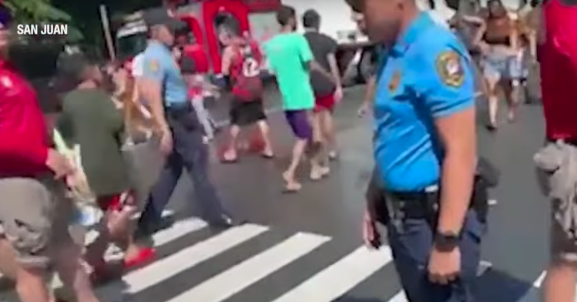Fight breaks out in San Juan's Wattah Wattah Festival