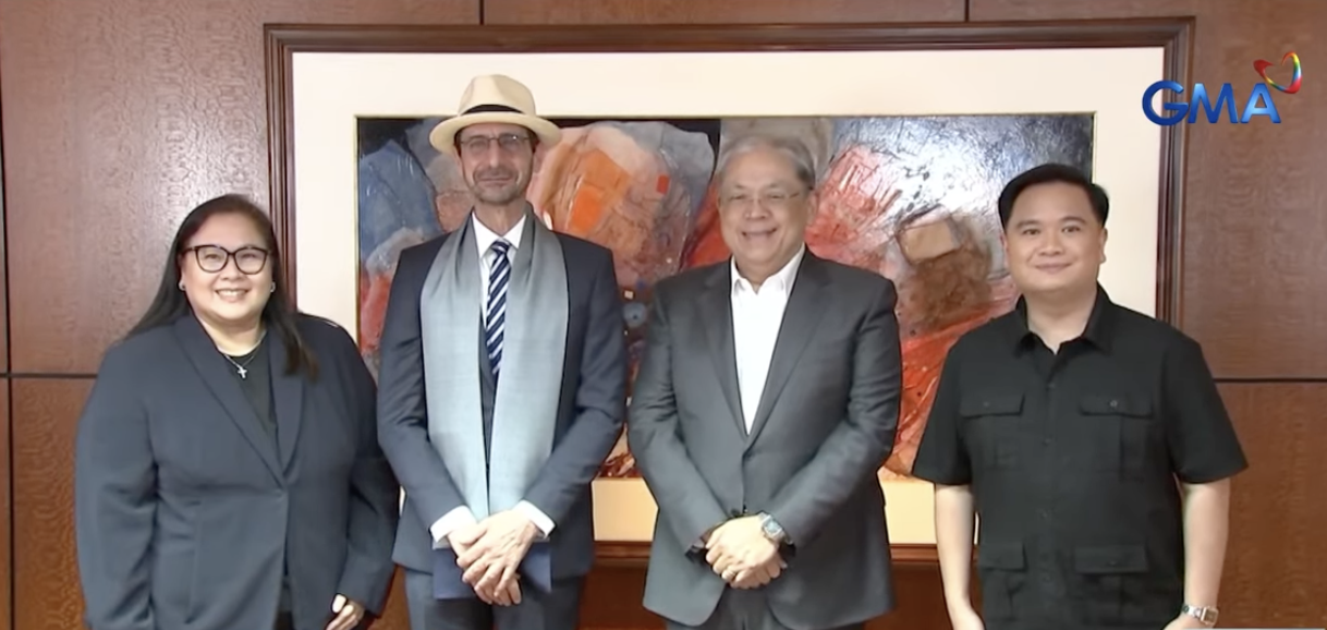 Ambassador of the State of Palestine Mounir Anastas visits GMA Network