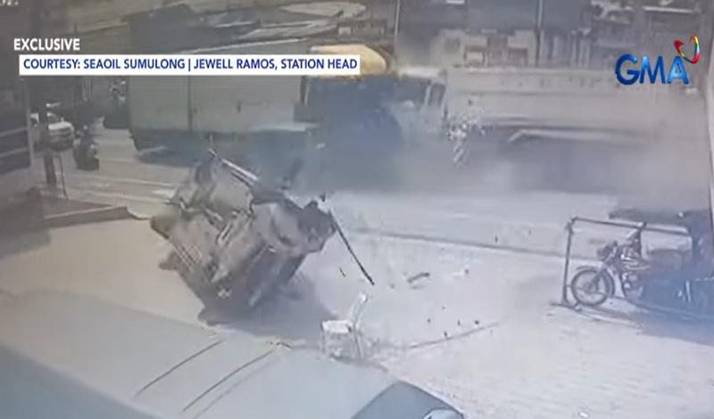 9 hurt after truck hits SUV, wing van in Antipolo