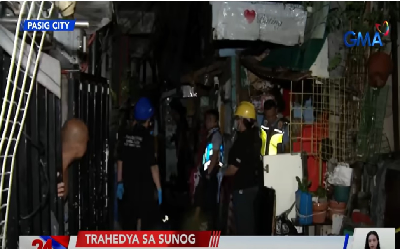 Ina at 2 niyang anak, at kapitbahay nilang mag-ama, nasawi sa sunog sa Pasig