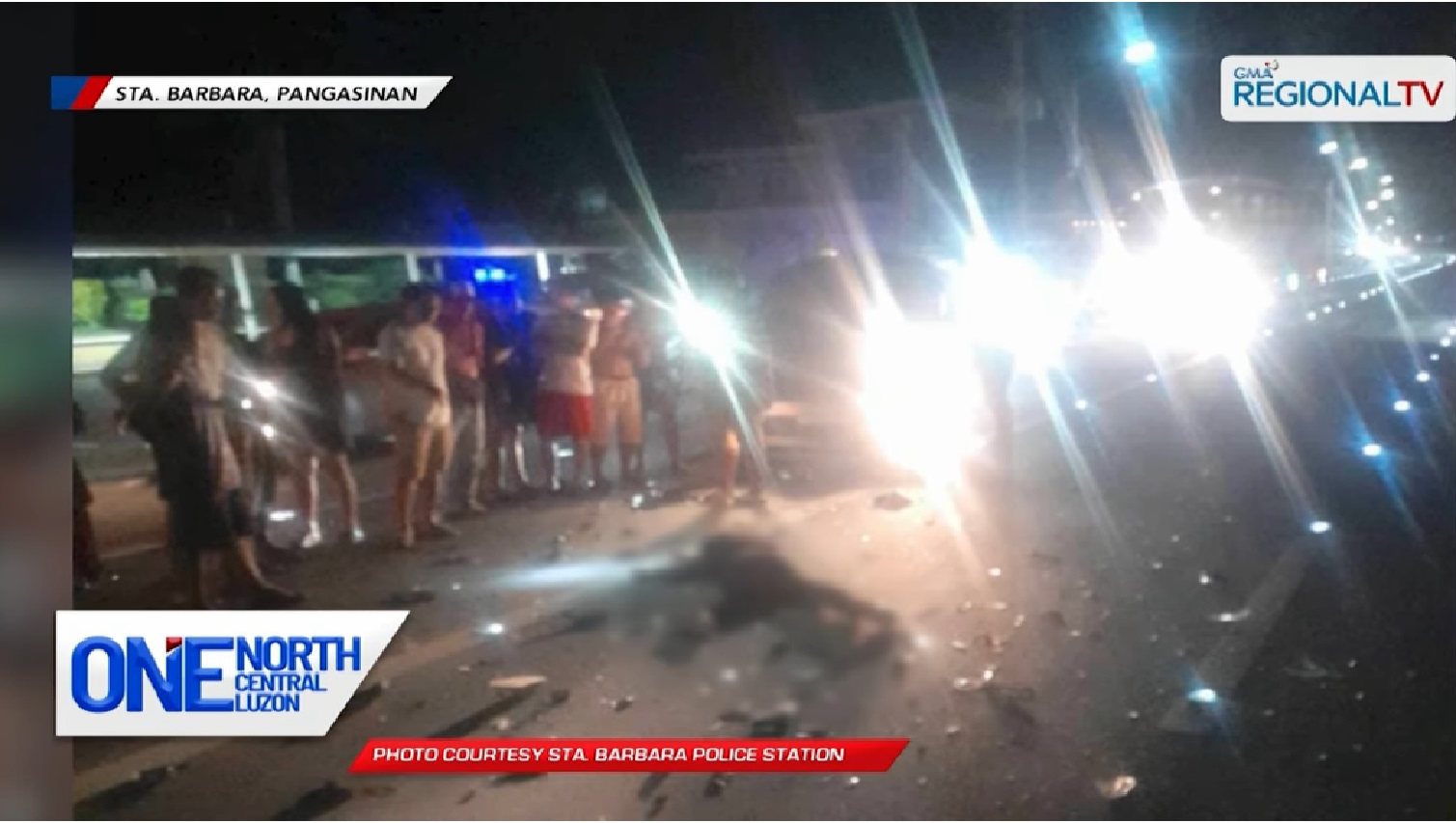 Rider na galing umano sa inuman, patay nang sumalpok sa AUV ang minamanehong motorsiklo sa Pangasinan
