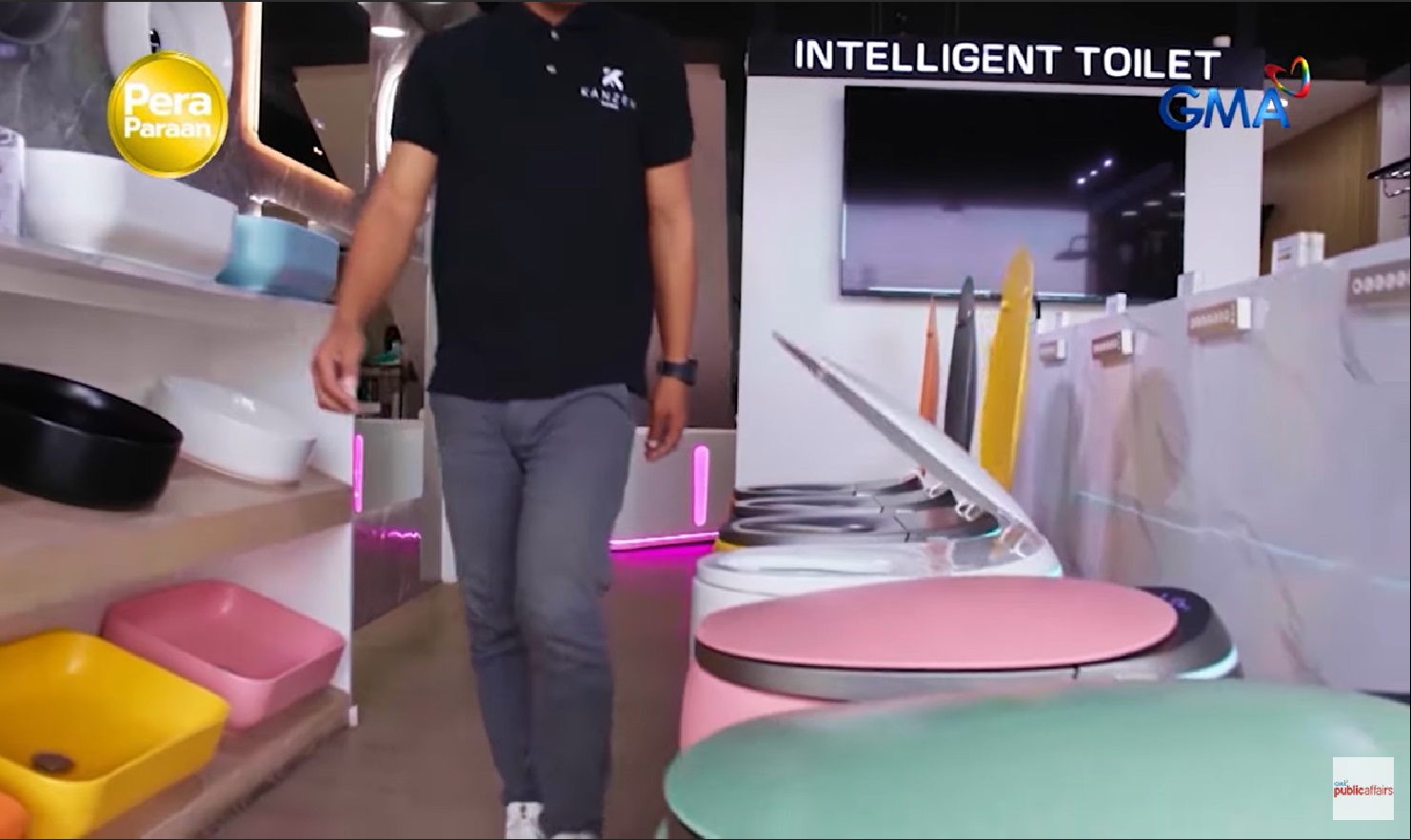 ‘Smart inidoro,’ na maaaring utusan para buksan at isara ang takip, at sumasagot din thumbnail