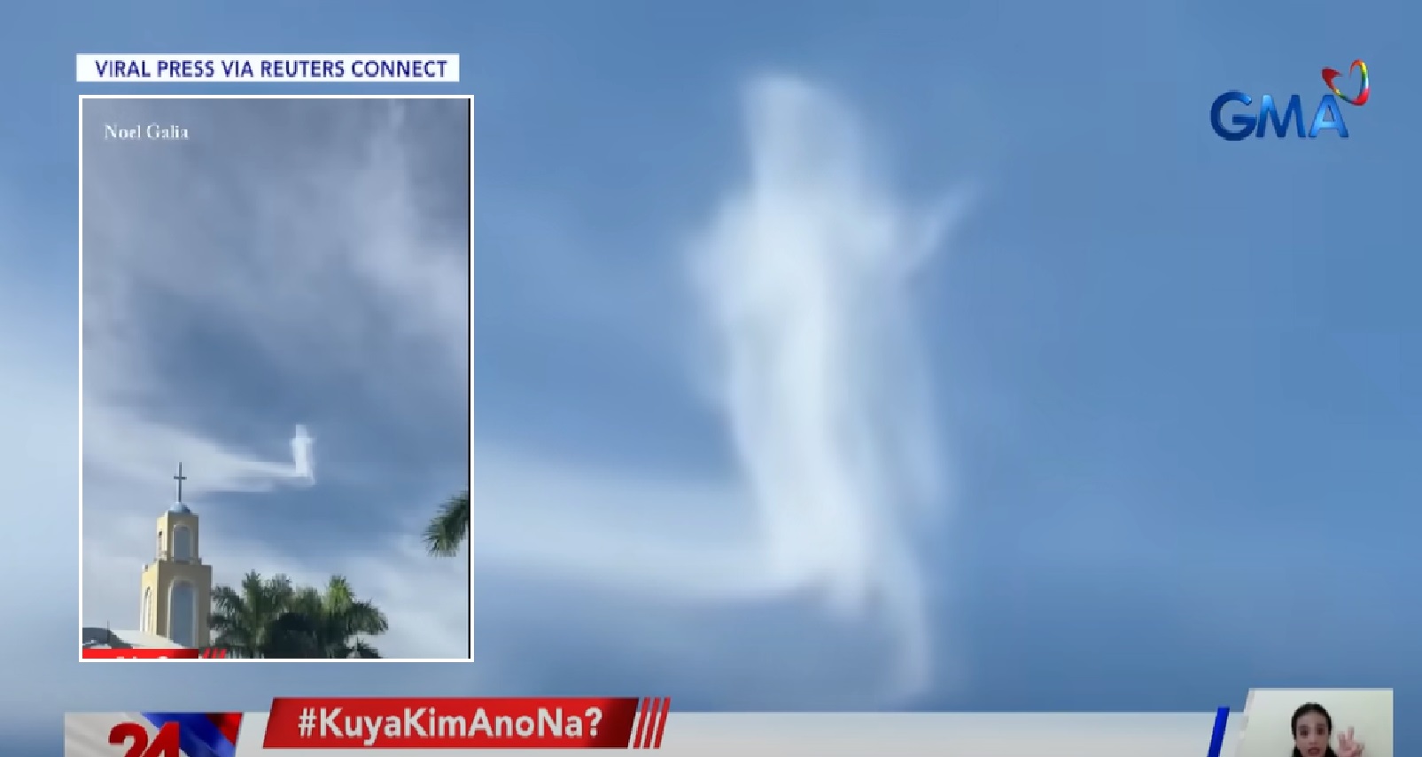 Ulap na hugis-tao na nakita sa Naga, isa nga bang aparisyon?