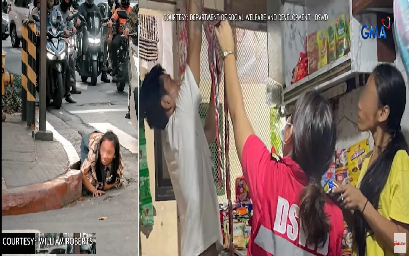 Babaeng lumabas mula sa imburnal, nangakong iingatan ang natanggap na tulong mula sa DSWD