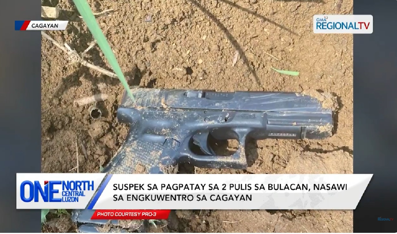 Suspek sa pagpatay sa 2 pulis sa Bulacan, napatay naman ng mga awtoridad sa Cagayan