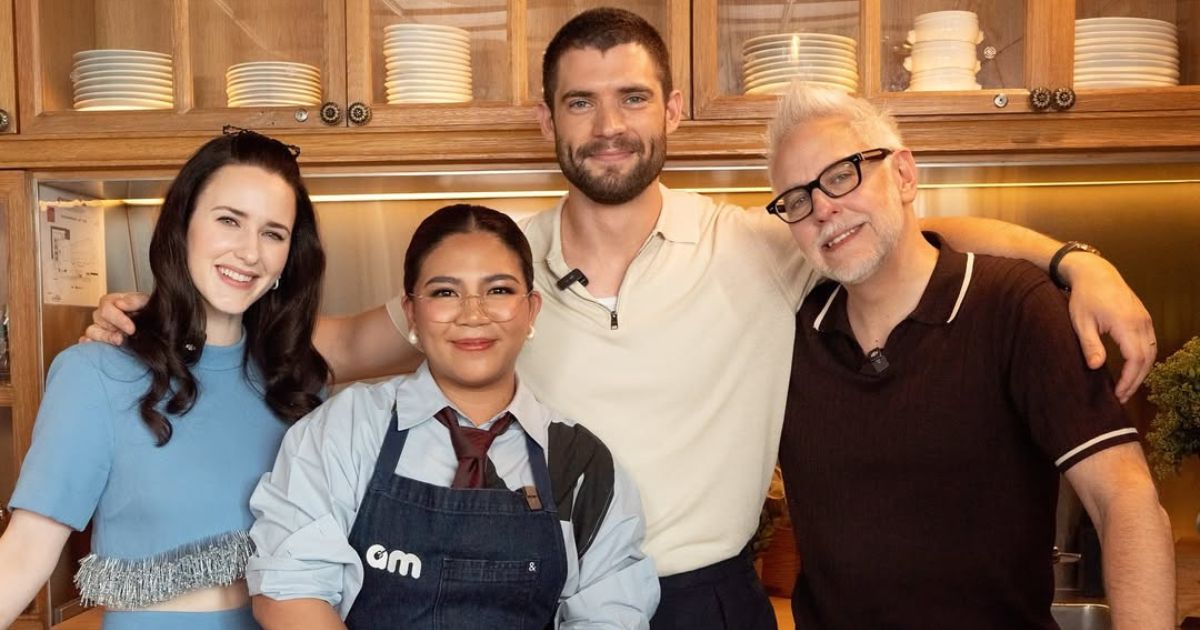 Abi Marquez meets 'Superman' stars David Corenswet, Rachel Brosnahan, director James Gunn