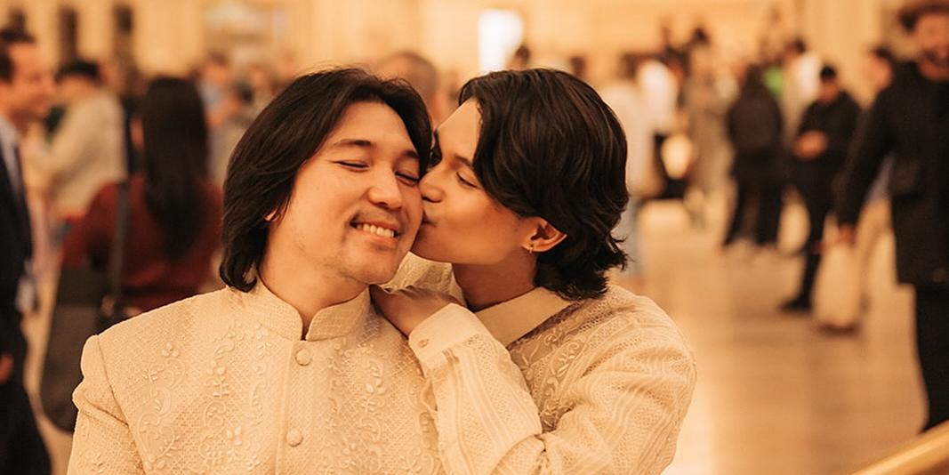 Adrian Lindayag marries partner Michael Dychiao