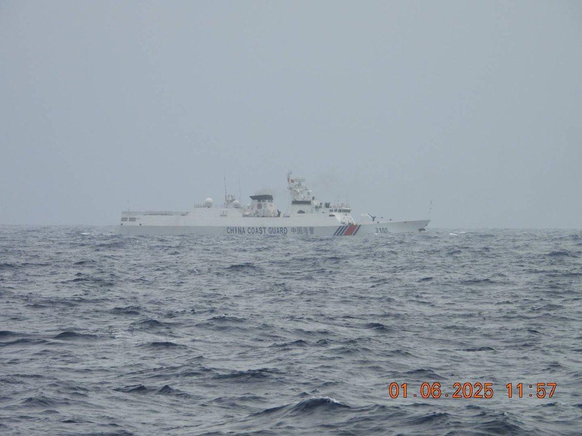 PCG challenges China Coast Guard vessel off Zambales