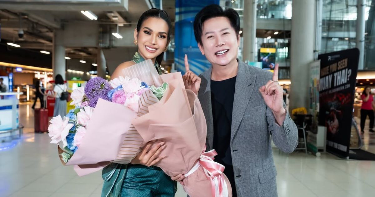 CJ Opiaza arrives in Thailand for Miss Grand International 2024 crowning ceremony